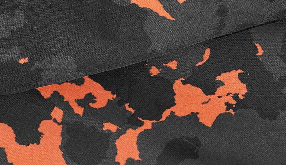 Takisada recycled polyester camouflage swatch